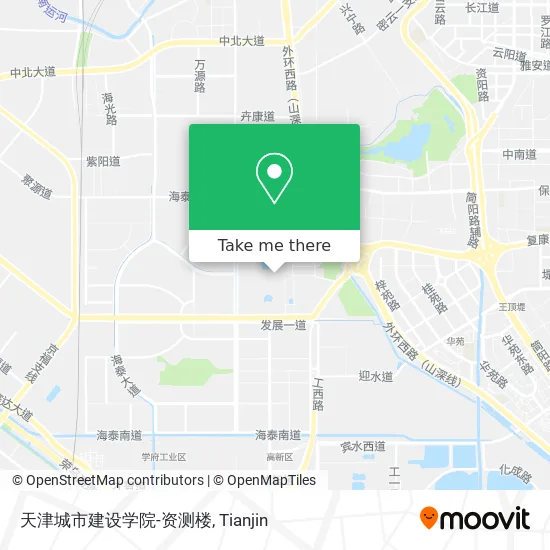 天津城市建设学院-资测楼 map