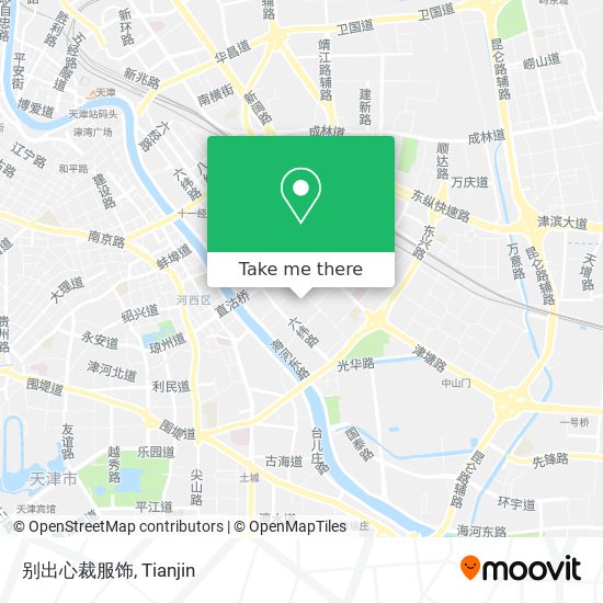 别出心裁服饰 map