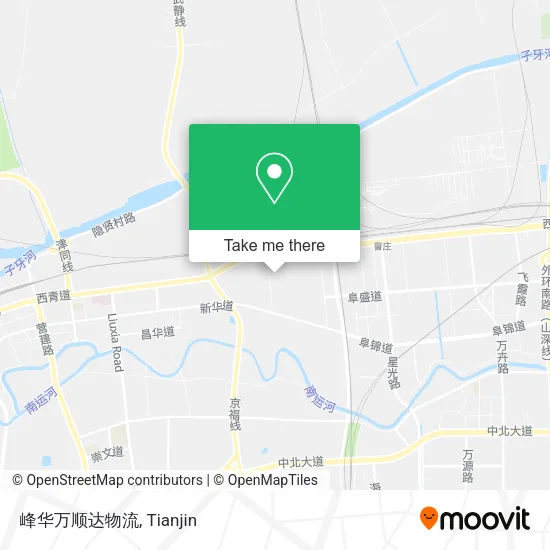 峰华万顺达物流 map