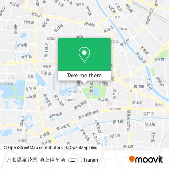 万顺温泉花园-地上停车场（二） map