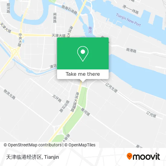 天津临港经济区 map