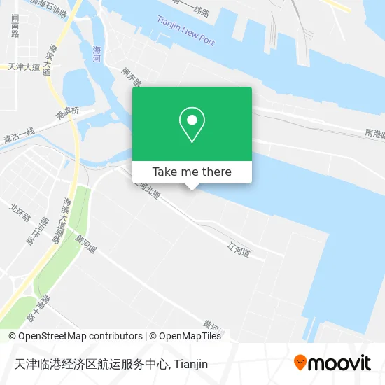 天津临港经济区航运服务中心 map