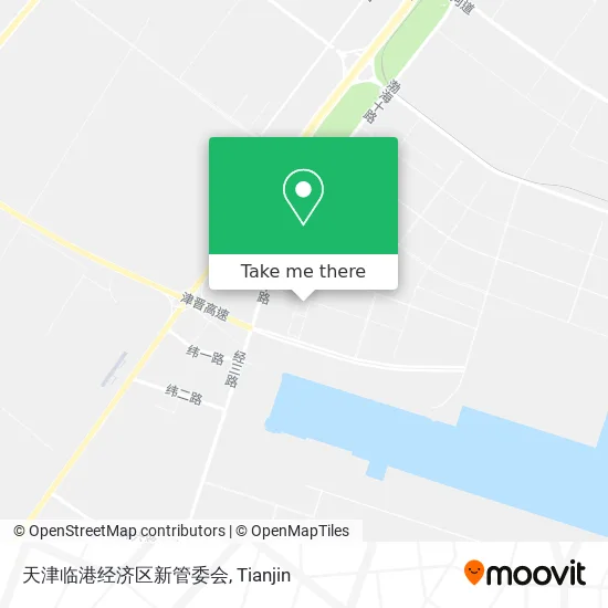 天津临港经济区新管委会 map