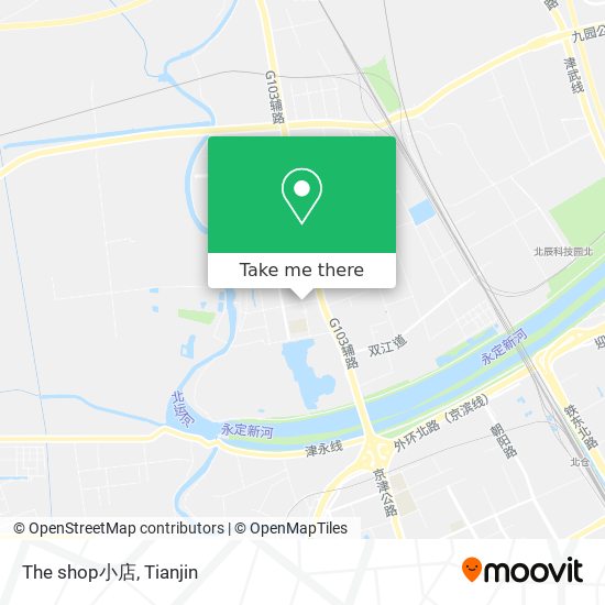 The shop小店 map