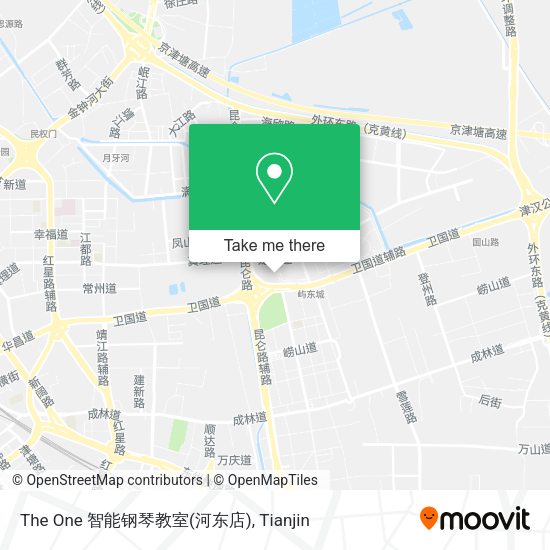 The One 智能钢琴教室(河东店) map