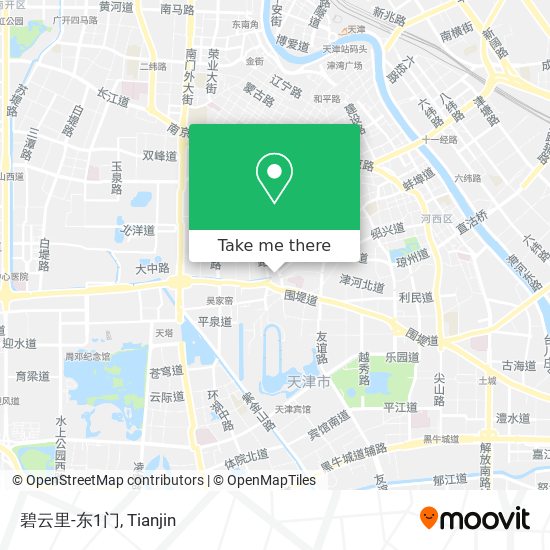 碧云里-东1门 map