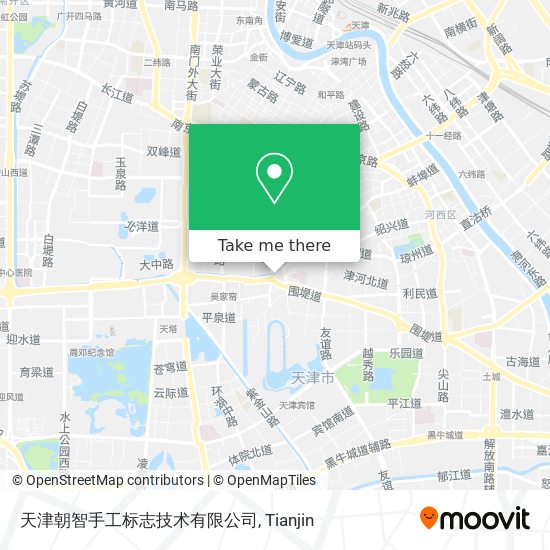 天津朝智手工标志技术有限公司 map