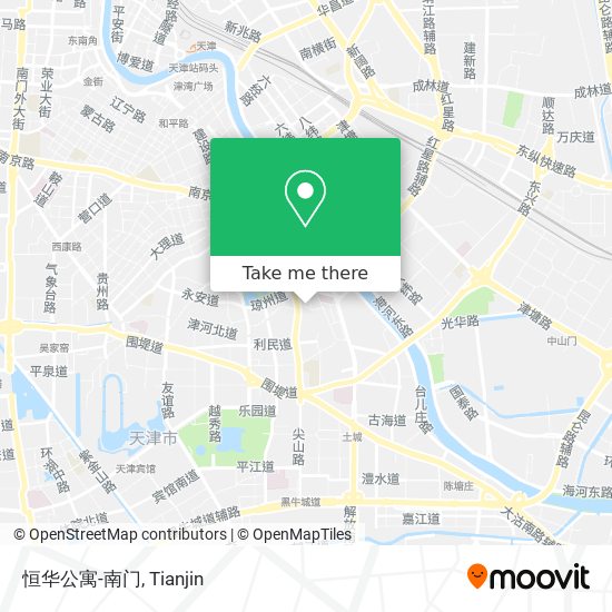 恒华公寓-南门 map