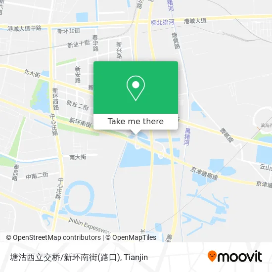 塘沽西立交桥/新环南街(路口) map