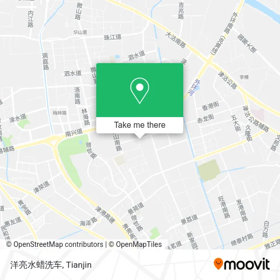 洋亮水蜡洗车 map