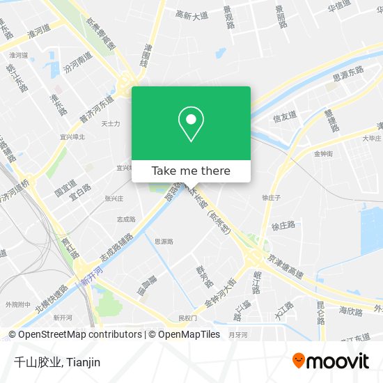 千山胶业 map