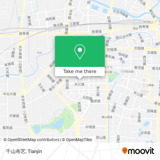 千山布艺 map