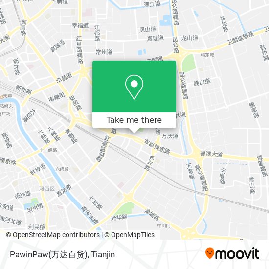 PawinPaw(万达百货) map