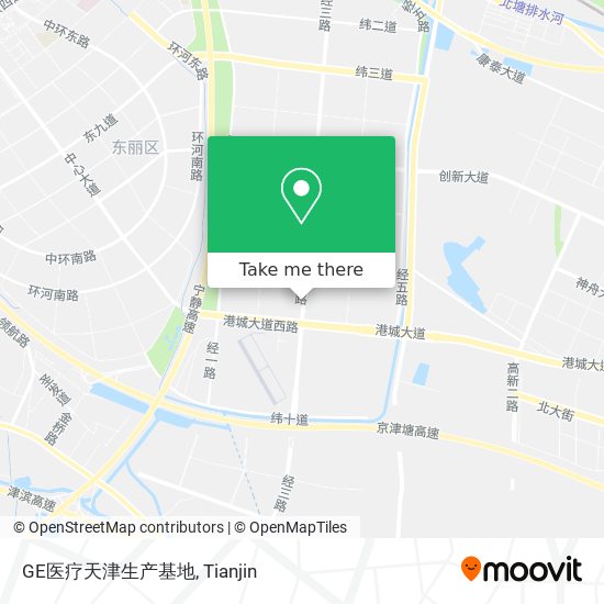 GE医疗天津生产基地 map