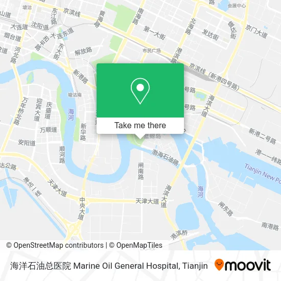 海洋石油总医院 Marine Oil General Hospital map