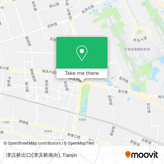 津汉桥出口(津滨桥南向) map