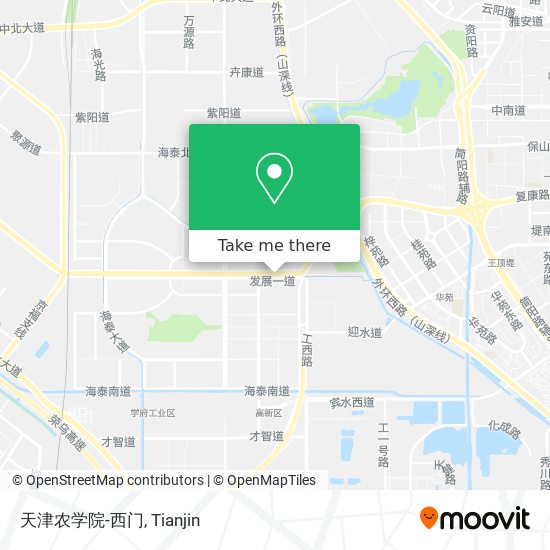 天津农学院-西门 map