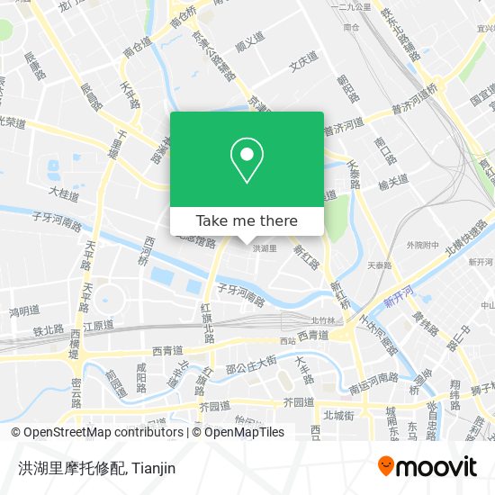 洪湖里摩托修配 map