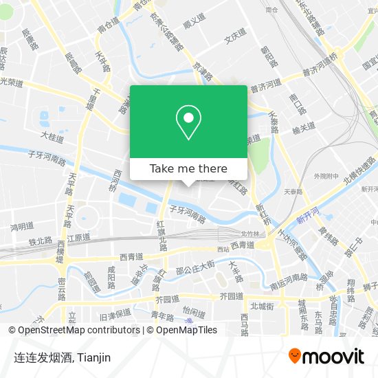 连连发烟酒 map