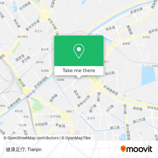 健康足疗 map