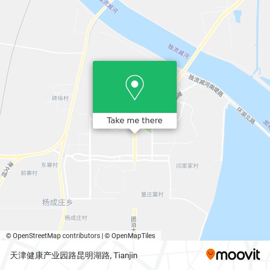 天津健康产业园路昆明湖路 map