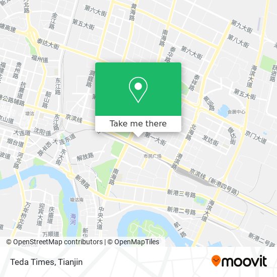 Teda Times map