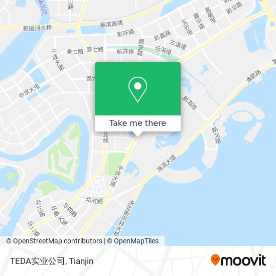 TEDA实业公司 map