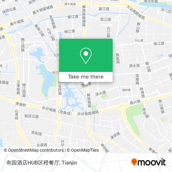 有园酒店HUB区橙餐厅 map