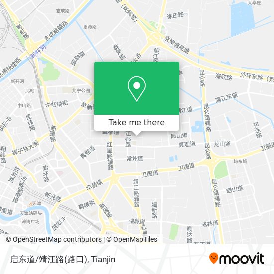 启东道/靖江路(路口) map