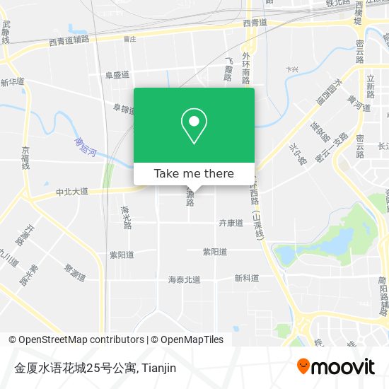 金厦水语花城25号公寓 map