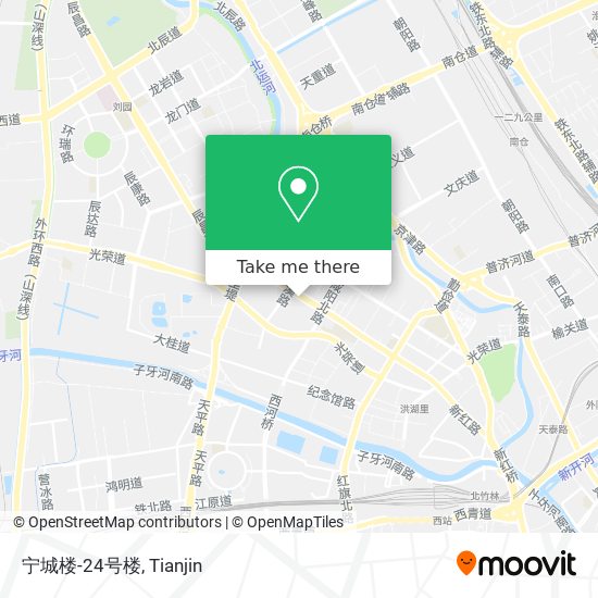 宁城楼-24号楼 map
