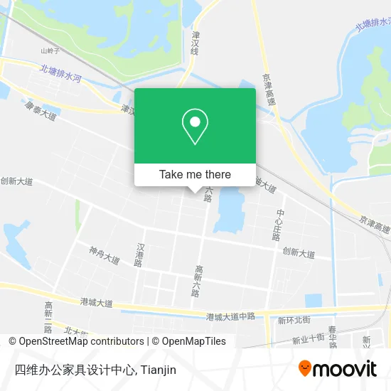 四维办公家具设计中心 map