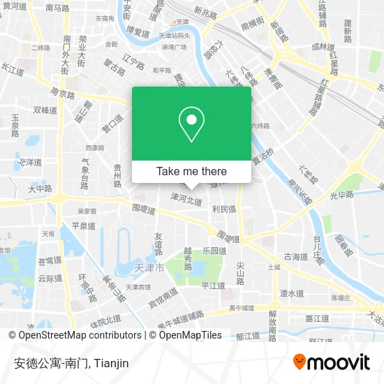 安德公寓-南门 map