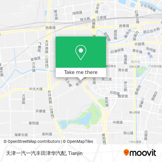 天津一汽一汽丰田津华汽配 map