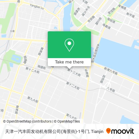 天津一汽丰田发动机有限公司(海景街)-1号门 map