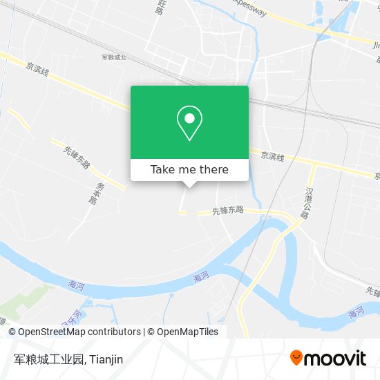军粮城工业园 map