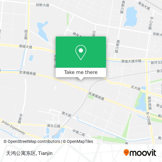 天鸿公寓东区 map