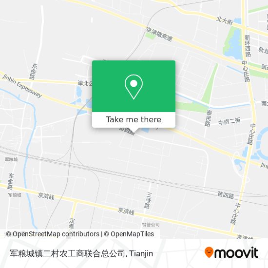 军粮城镇二村农工商联合总公司 map