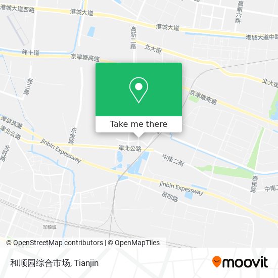 和顺园综合市场 map