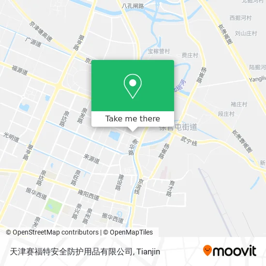 天津赛福特安全防护用品有限公司 map