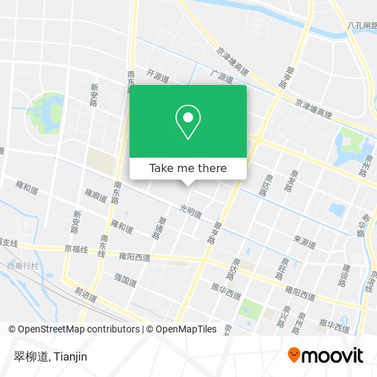翠柳道 map