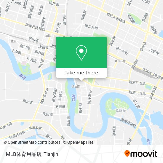 MLB体育用品店 map