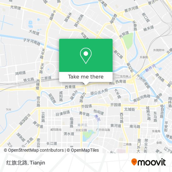 红旗北路 map