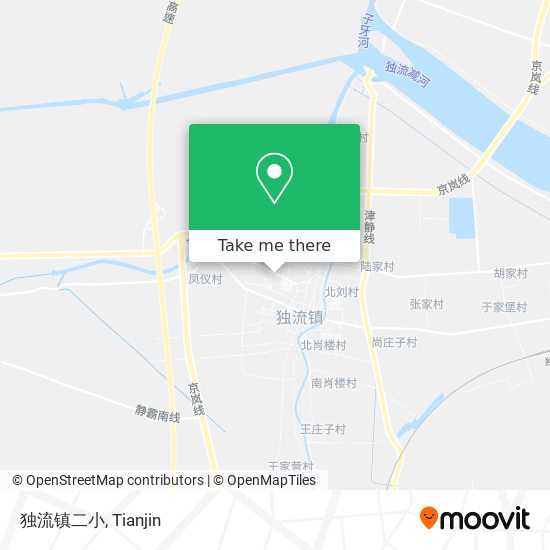 独流镇二小 map
