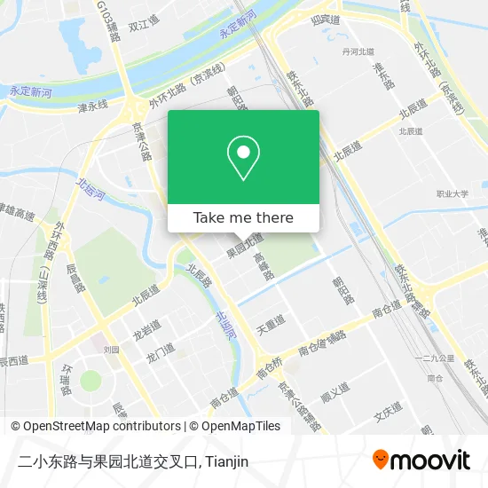 二小东路与果园北道交叉口 map