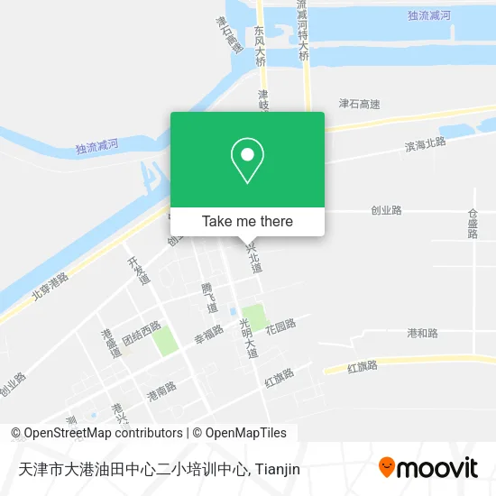 天津市大港油田中心二小培训中心 map