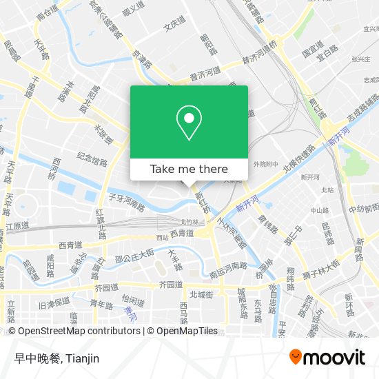 早中晚餐 map