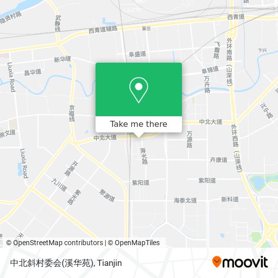 中北斜村委会(溪华苑) map