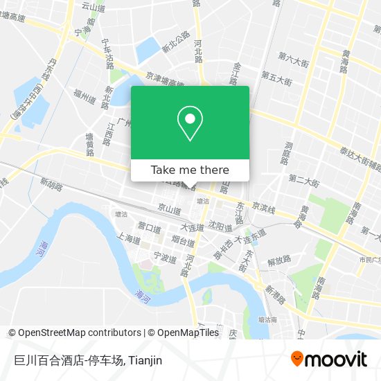巨川百合酒店-停车场 map