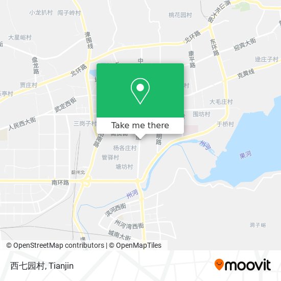 西七园村 map